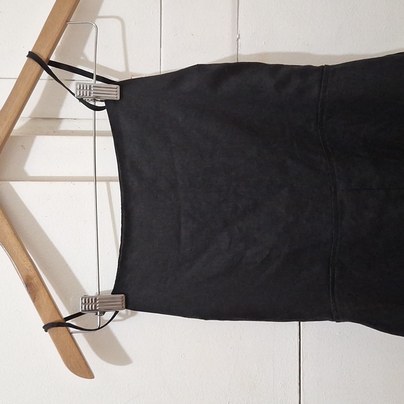 NWT BLACK ZW COLLECTION 100% LINEN OPEN BACK CLASSIC MIDI DRESS - Picture 6 of 9
